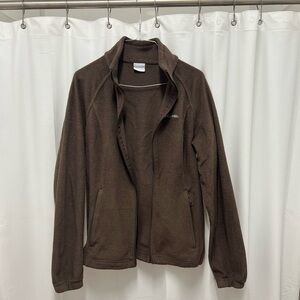 Columbia Brown Fleece Jacket